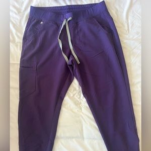 women's Purple Shadow Zamora™ - Petite Jogger Scrub Pants - L - Petite
